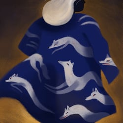 Honshu Wolf aus „vom Verschwinden der Tiere“