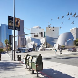 Walt Disney Concert Hall by Frank Gehry. Los Angeles, California