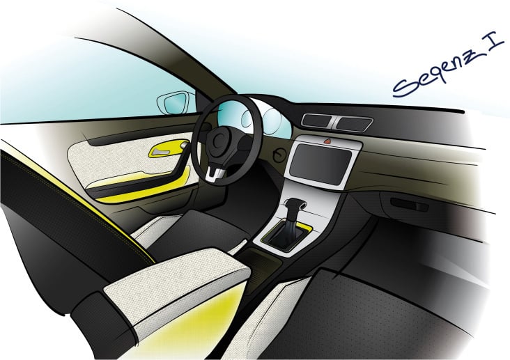 Interior Color & Trim Konzept  – Sequenz