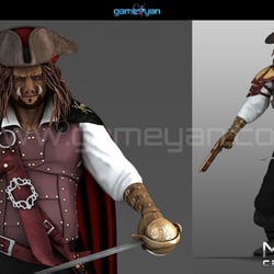 3D Morgan Capn Creature Character Modeling