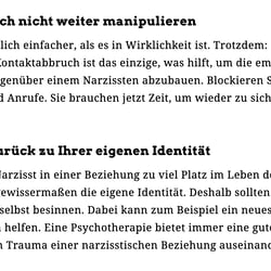 Narzissmus: Wie erkenne ich ihn und wie beende ich toxische Beziehungen? – Seite 7