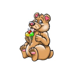Bär mit Eis