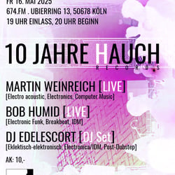 10 Jahre HAUCH Records 674.fm