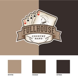 Bandlogo Fullhouse Countryband
