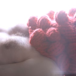 Fotoshooting für keori; Strickobjekte
