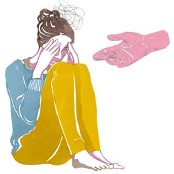 Papercut zum Thema Depression