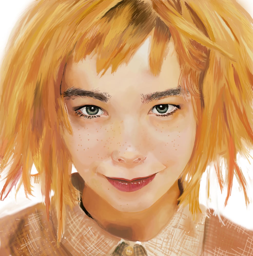 Björk digitales Porträt