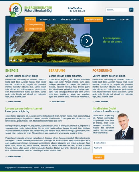 Webdesign für Energieberater