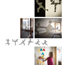 Kath. Kindergarten St. Augustinus: Gestaltung Spielwand, Kennzeichnung von Glasflächen