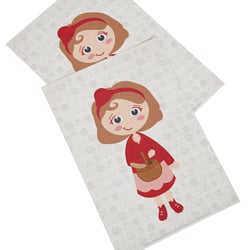 Kinderillustration Rotkäppchen Mädchen