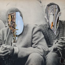 Analoge Collage „Stockholm“