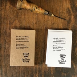 Graphikraum – Visitenkarten Letterpress