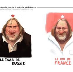 Gérard Depardieu – Le roi de France – Le Tsar de Russie