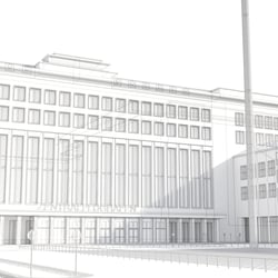 Clay- und Wireframerendering der Szene ohne Flugzeug