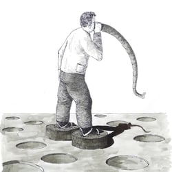Elefantenfußabdrücke machen, 2009