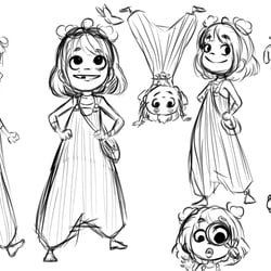 Charakterdesign Lucy