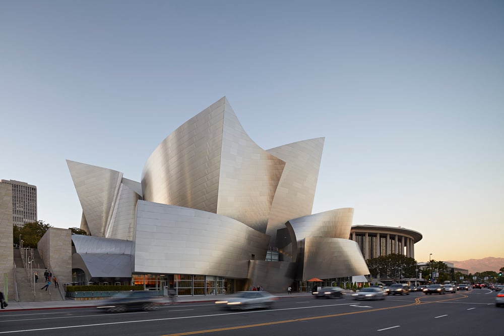 Walt Disney Concert Hall by Frank Gehry. Los Angeles, California