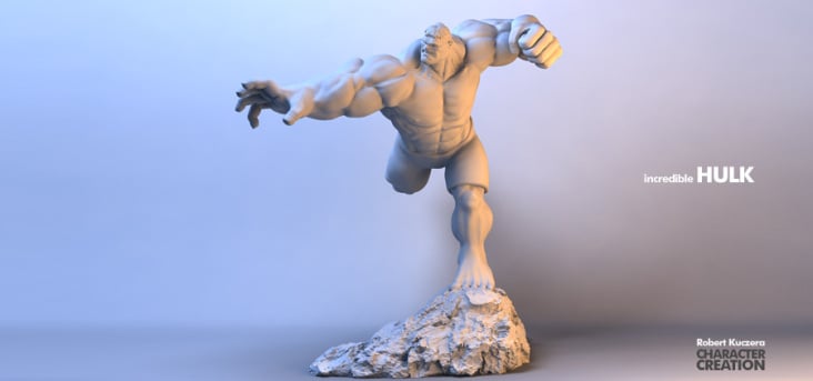 Hulk in action