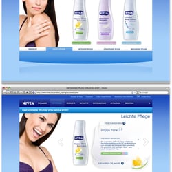 Online-Special für die NIVEA BODY Produktpalette zum Launch der neuen Flaschenform bei Fork Unstable Media, Hamburg