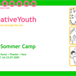 Design der Website eines Sommer-Camps für Kinder (mit einbinden der vorgegebenen Illustrationen)