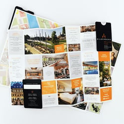 Layout Kartenhülle für Hotel