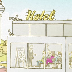Berlin Wimmelbild (Ausschnitt)