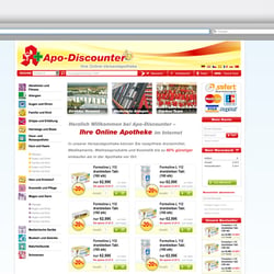 Apodiscounter – Screendesign