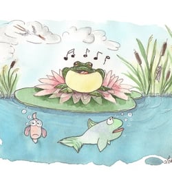 Der laute Frosch