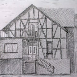 Ein Fachwerkhaus, Siegen-Weidenau, NRW