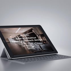 Neue Webseite auf iPad