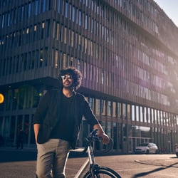 Fahrradfotografie in Berlin für ein Unternehmen