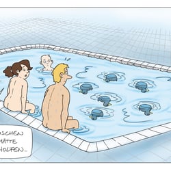Saunaknigge für die Emser Therme für respektvolles Miteinander in der Sauna