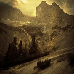The Alps below Zugspitze, Bavaria