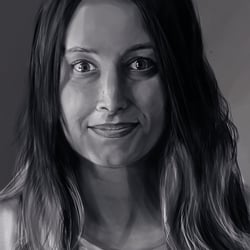 Digital Painting (Selbstporträt)