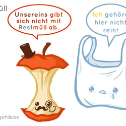 Mülltrenn-Maskottchen