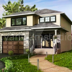 Modernes Haus 3D Außendesign