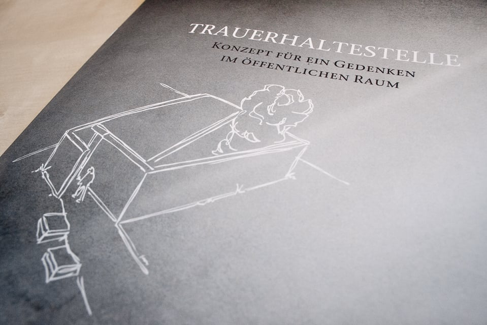 Trauerhaltestelle