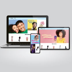 Satisfyer: Responsives Website-Screendesign