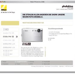 Nikon – Photokina Microsite