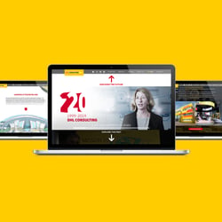 DHL Consulting, Juiläumswebsite