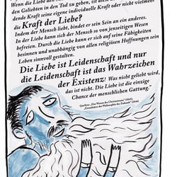 Comic über Ludwig Feuerbach