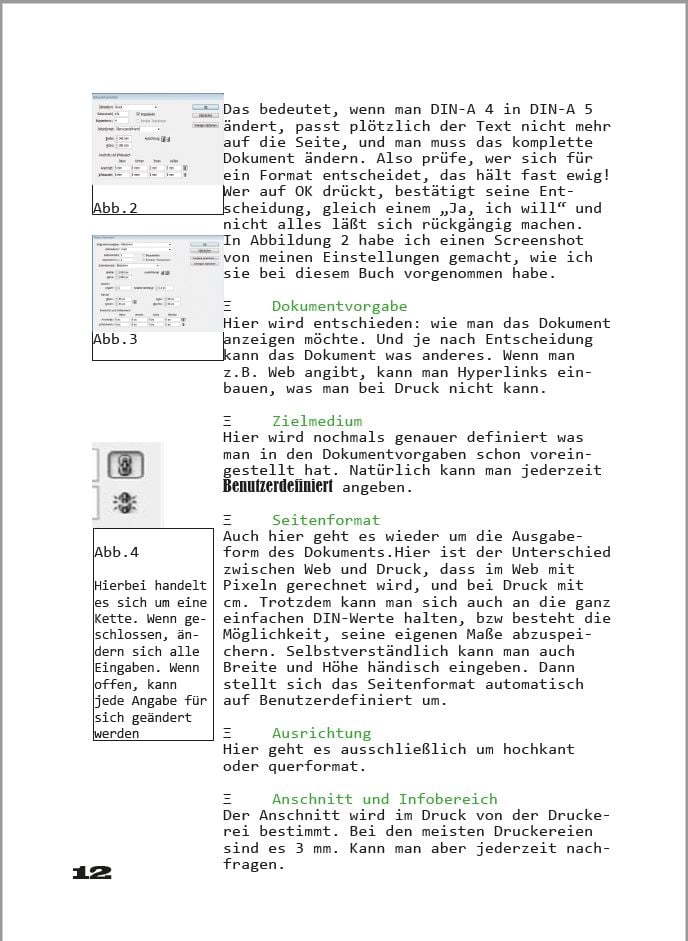 InDesign Buch
