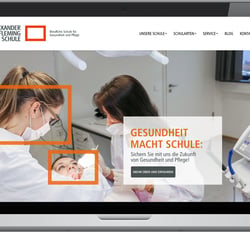 Website-Gestaltung Flemingschule