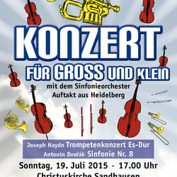 Plakat »Auftakt für Groß und Klein«