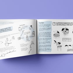 Doppelseite Anleitung und Rätsel