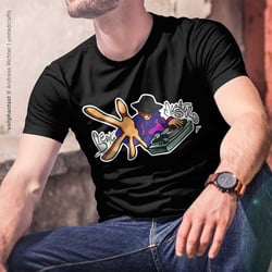 Beat-Master T-Shirt Illustration