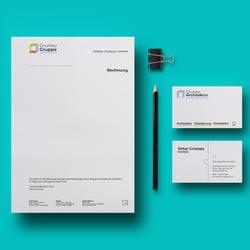 Geschäftspapiere für Architekt