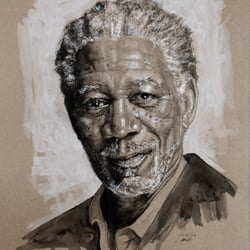 Morgan Freeman Portrait