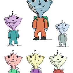 Auserirdisches Wesen / Characterdesign