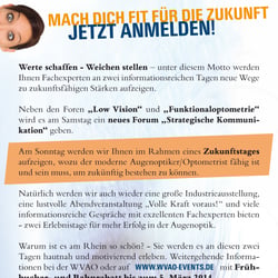 Postkarte für einen Kongress – Rückseite